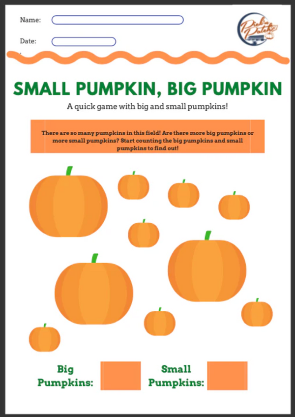 Big Pumpkin Small Pumpkin