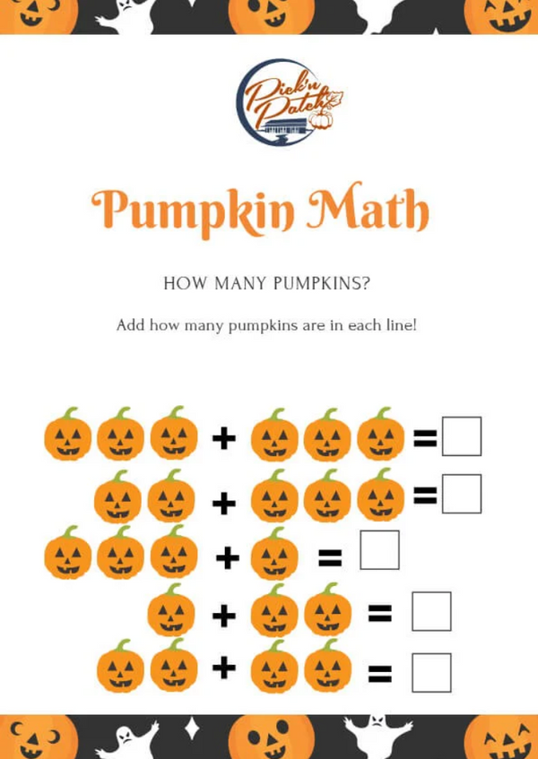 Pumpkin Math - Add